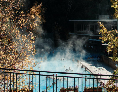 Hot spring relaxation